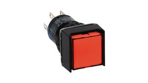 Podświetlany przełącznik przyciskowy Utrzymywanie 2CO 24 VDC / 220 VAC LED Czerwony Brak
