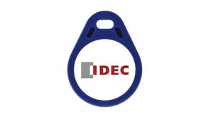 Tag RFID, blu, Portachiavi, 31x4.7mm, 13.56MHz, ISO 14443 A