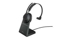 Headset, Evolve 2-65, Mono, Op de oren, 20kHz, Bluetooth, Zwart