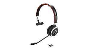 Headset, MS, Evolve 65 SE, Mono, On-Ear, 20kHz, Bluetooth, Schwarz / Rot