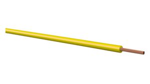 Kytkentälanka PVC 0.14mm² Paljas kupari Keltainen LiFY 100m