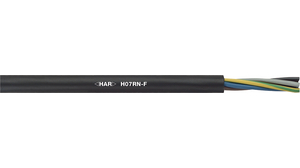 Mains Cable 3x 1mm² Copper Unshielded 750V 50m Black