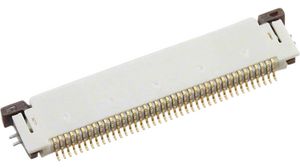 FFC / FPC Connector, Poles - 40, 50V, 500mA, Right Angle