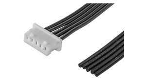 Cable Assembly, PicoBlade Receptacle - Bare End, 5 Circuits, 425mm, Black
