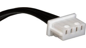 Cable Assembly, PicoBlade Receptacle - PicoBlade Receptacle, 4 Circuits, 100mm, Black