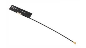 Wi-Fi-antenna, 3.3 dBi, MHF4, 35mm, Öntapadós tartóelem