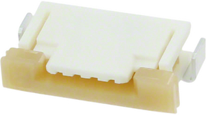 FFC / FPC Connector, Poles - 4, 125V, 1A, Right Angle