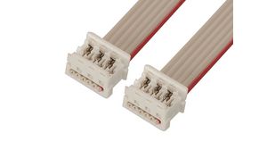 Flat Flexible Cable, 1.27mm, 6 Cores, 320mm, White