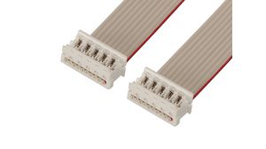 Flat Flexible Cable, 1.27mm, 10 Cores, 320mm, White