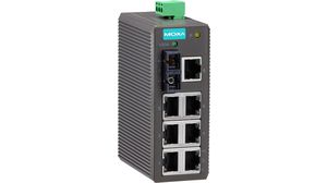 Ethernetový switch, Porty RJ45 7, Optické porty 1SC, 100Mbps, Bez správy