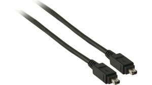 FireWire Cable FireWire 4-Pin Male - FireWire 4-Pin Male Black 2m