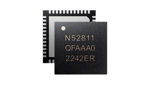 nRF52811 SoC with Bluetooth 5.4 / BLE, 48-Pin QFN Package