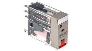 Plug In Power Relay, 24V ac Coil, 5A Switching Current, DPDT