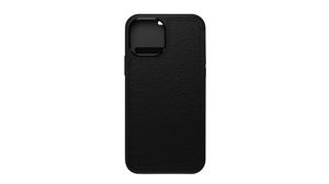 Coque portefeuille en cuir, Noir, Compatible avec iPhone 12/iPhone 12 Pro