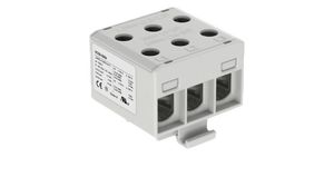 Insulated Universal Connector, Screw, 3 Poles, 1kV, 160A, 1.5 ... 50mm², Grey