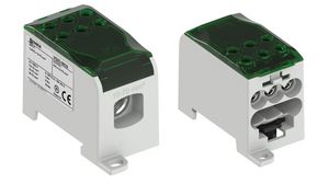 OJL Connector, Screw, 1 Poles, 1kV, 200A, 2.5 ... 70mm², Green / Grey