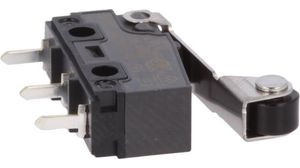 Micro Switch AVL3, 3A, 400mA, 1CO, 0.59N, Roller Lever