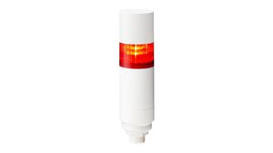 Signal Tower with Buzzer Red 295mA 24V LR6 Pole Mount IP67 / IP69K Connector, M12