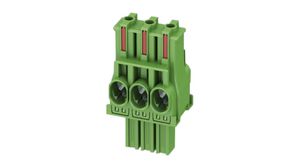 Pluggable Terminal Block, Straight, 7.62mm Pitch, 3 Poles