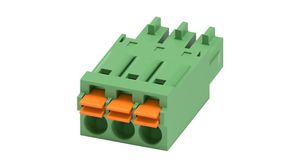 Pluggable Terminal Block, Straight, 3.5mm Pitch, 3 Poles