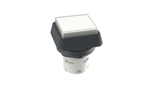 Signal Indicator with Square Collar Raised Button Fixed White