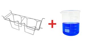 Ultrasonic Cleaning Beaker Basket for 6l Tank + Beaker 300ml Bundle