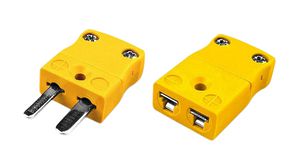Thermocouple Mini Plug / Socket Set Suitable for Type K Thermocouples 27x8x17mm