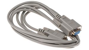 Serial Cable D-SUB 9-Pin Female - D-SUB 9-Pin Female 2m Grey