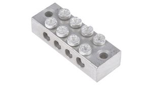 Earth Terminal Block, , Poles - 4, Pack of 5 pieces
