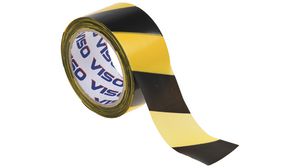 Safety Tape, 50mm x 100m, Black / Yellow