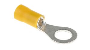 Ring Terminal, Yellow, M8, 2.5 ... 6mm², Pack of 100 pieces