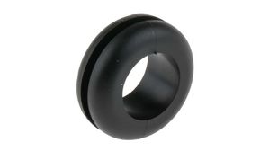 Cable Grommet, 9.5mm, Black