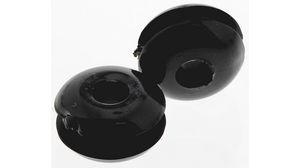Cable Grommet, 3mm, Black