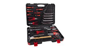 Mechanics Tool Kit with Case, Number of Tools - 73