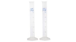Graduated Cylinder, 25ml, Polymethylpentene (PMP), Pack of 2 pieces