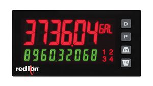 Digital Panel Meter, DC Current/DC Voltage/Thermocouple/RTD/Resistance, 6 Digits/9 Digits, Character Height 18mm, 92x45mm, 22 ... 250 V