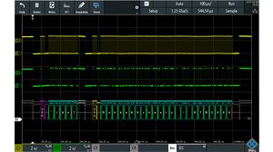 Spouštění a dekódování I2C/SPI - R&S RTB2000 Oscilloscope