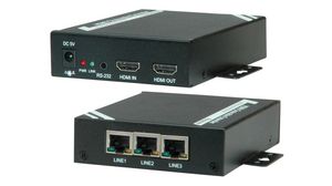 HDMI Extender over Ethernet, Cascadable 1920 x 1200 100m