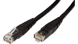 Kabel połączeniowy, Wtyczka RJ45 - Wtyczka RJ45, Cat 6, U/UTP, 1.5m, Czarny