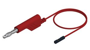 Adapter Cable PVC 3A Brass 1m 0.25mm² Red