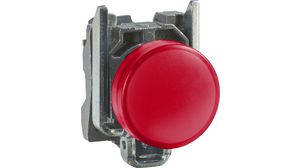 Light Indicator Red, Complete, Metal, Ø22mm, 24V, IP69(K)