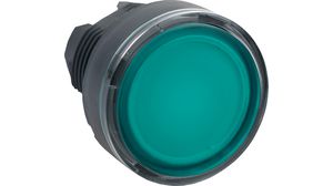 Frontelement Leuchtdrucktaster grün, Ø22mm, tastend, IP 69(K)