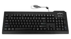 Medical Keyboard, Silver Seal, PAN Nordic, QWERTY, USB, Cable