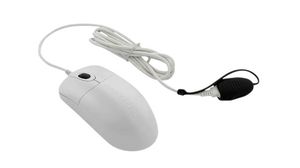 Medical Mouse Clean Storm 1000dpi Optical Ambidextrous White