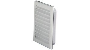 Plastic Vent Grille, Parallel Slat, 105 x 105mm
