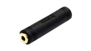 Audio Adapter, Straight, 3.5 mm Socket - 3.5 mm Socket