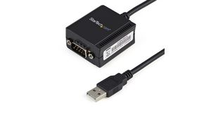 USB Serial Adapter, RS232, 1 DB9 Male