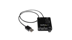 Audio-Adapter, externe Soundkarte, Gerade, USB-A-Stecker - 2x 3,5 mm Buchse/SPDIF-Buchse