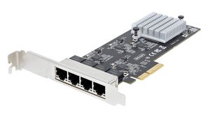 Network Adapter, 2.5Gbps, 4x RJ45, PCIe