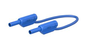 Bezpieczny przewód pomiarowy PVC 10A Mosiądz 300mm 0.5mm? Niebieski
